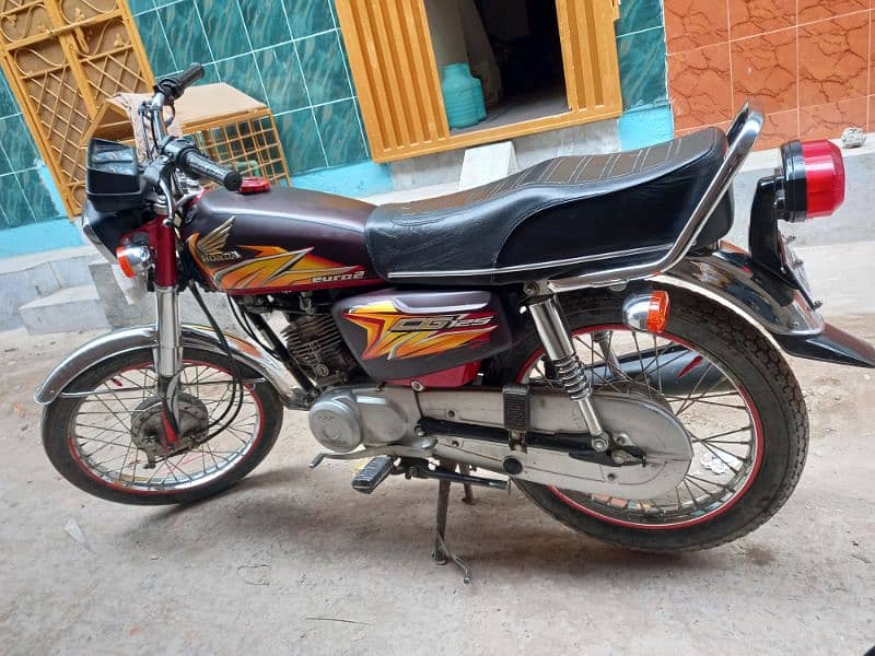 Honda 125 2021 Model Red Colour neat and clean 1