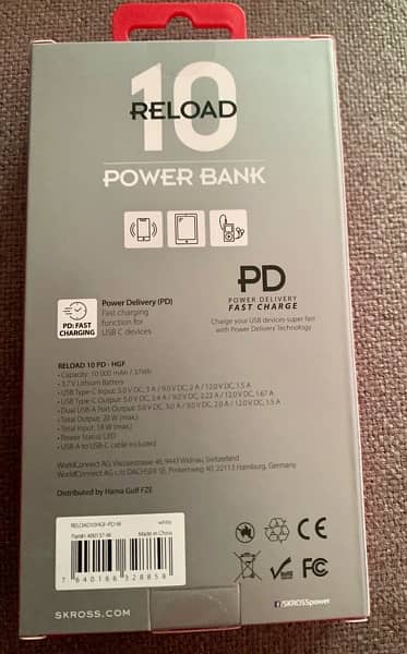 4X Fast power bank Germany pin packed 1