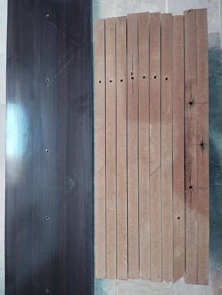Wood Book Shelf Floor Standing Book Case - Brown 3