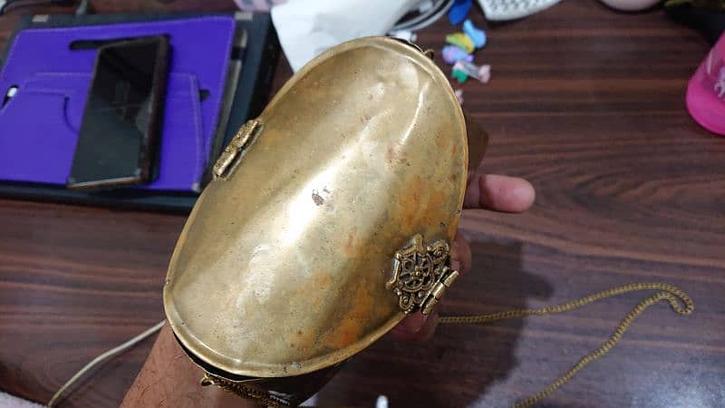 antique brass clutch 2