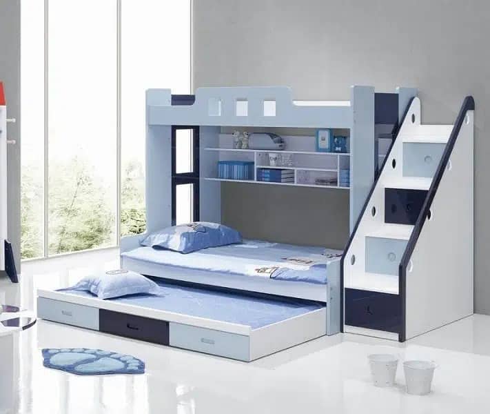 Bunk bed / kids furniture  kids bed / kids bunker bed | 03234921584 12