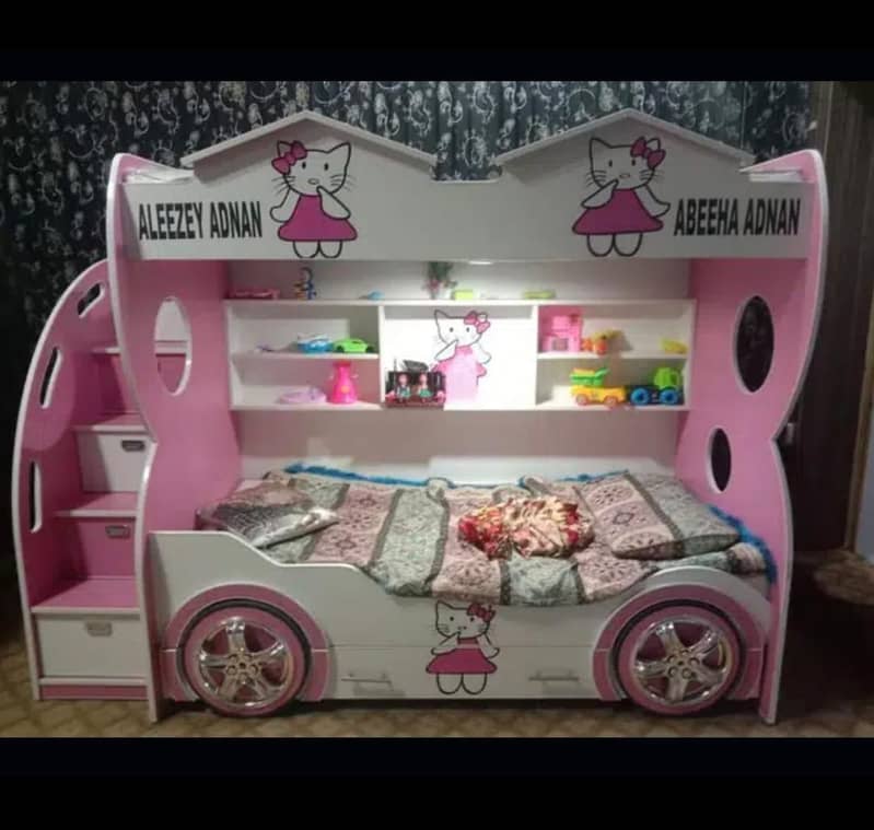 Bunk bed / kids furniture / baby cot / kids bed / kids bunker bed 17