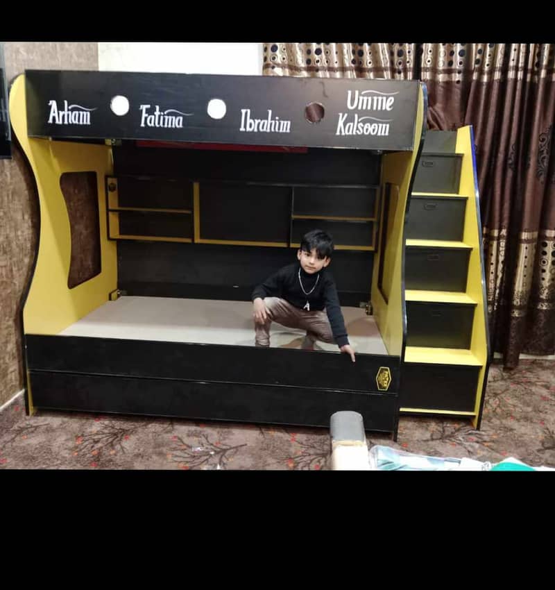 Bunk bed / kids furniture  kids bed / kids bunker bed | 03234921584 19