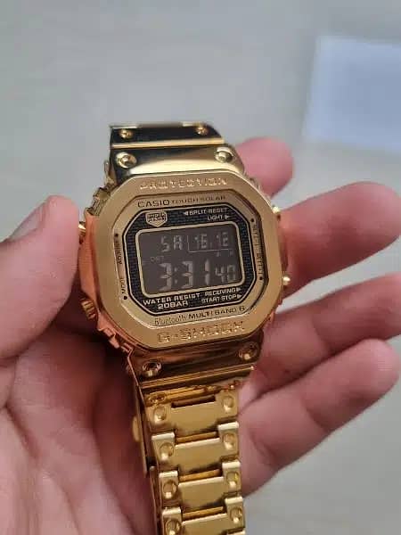 Gold g shock on sale price