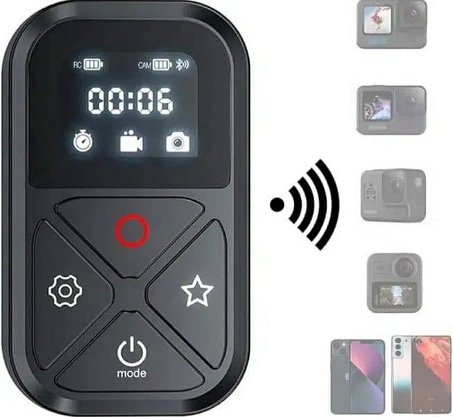TELESIN (T10) Smart Wireless Remote Control for GoPro 12/11/10/9/8/Max 6