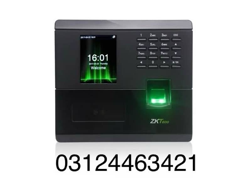 Zkteco Zkt fingerprint Face Attendence machine and door lock 0