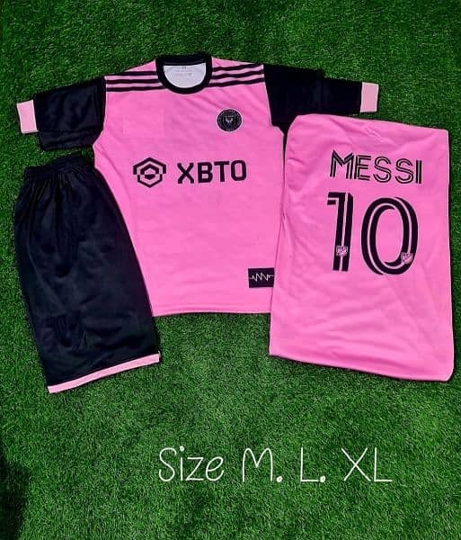 Messi Intermiami Club Football kit (Full sleeves T-Shirt + shorts) 0