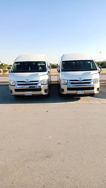 Grand Cabin Hiace For Rent , Coaster For Rent / Rent a Car 12