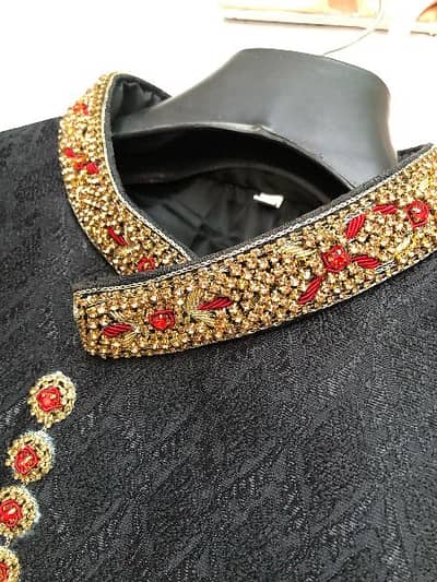 sherwani black