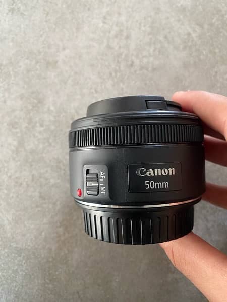 canon EF lens 50mm 1:1.8 STM 3