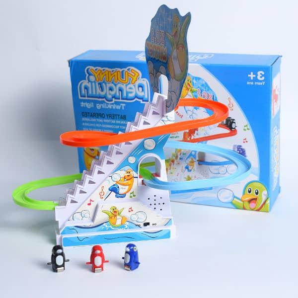 Penguin Slider Toy with Unique Lighting and Music 2
