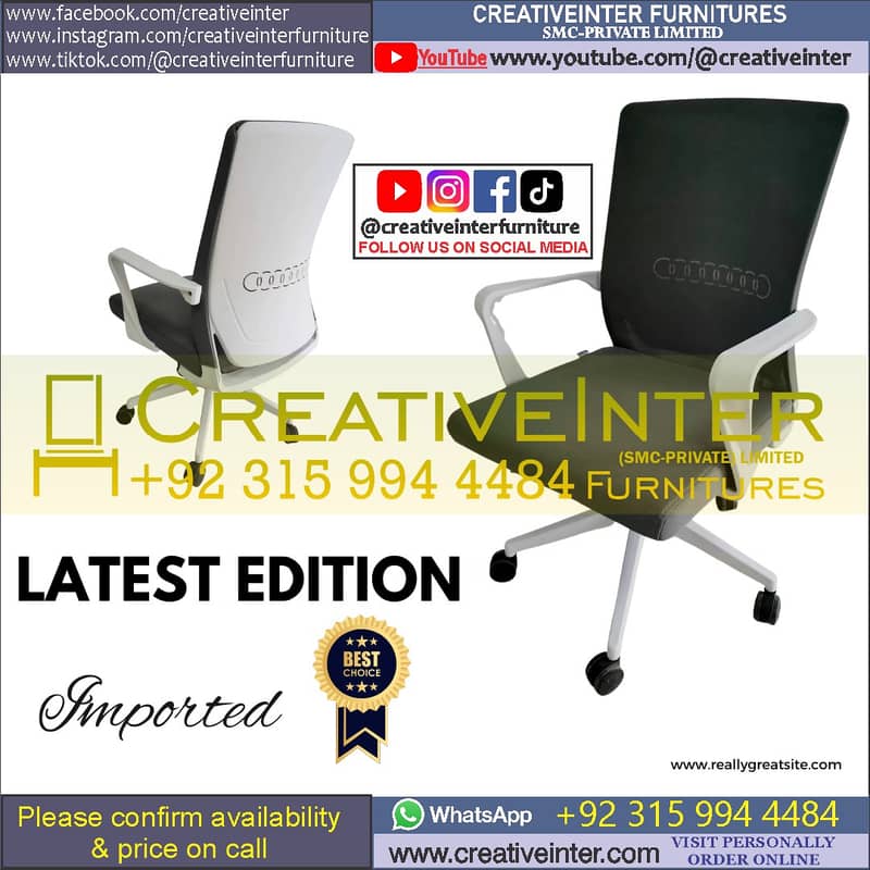 Office chair table CEO Executive Mesh Desk Staff Visitor High Back 16