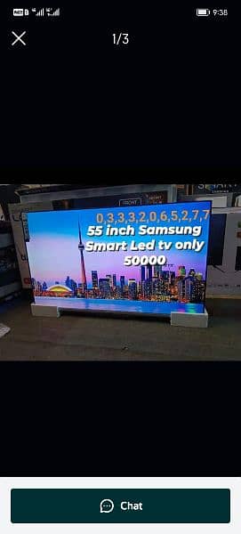 55 inch Smart Samsung Led Tv android wifi You tube only 50,000 1