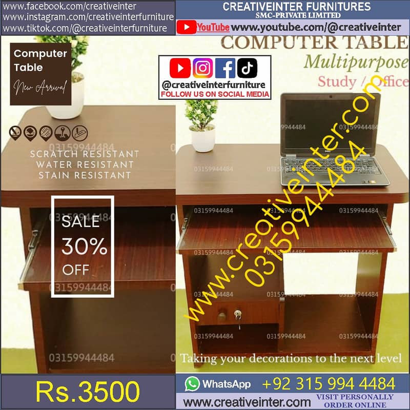 Office computer table desk home study work wholesale sofa chair set 7