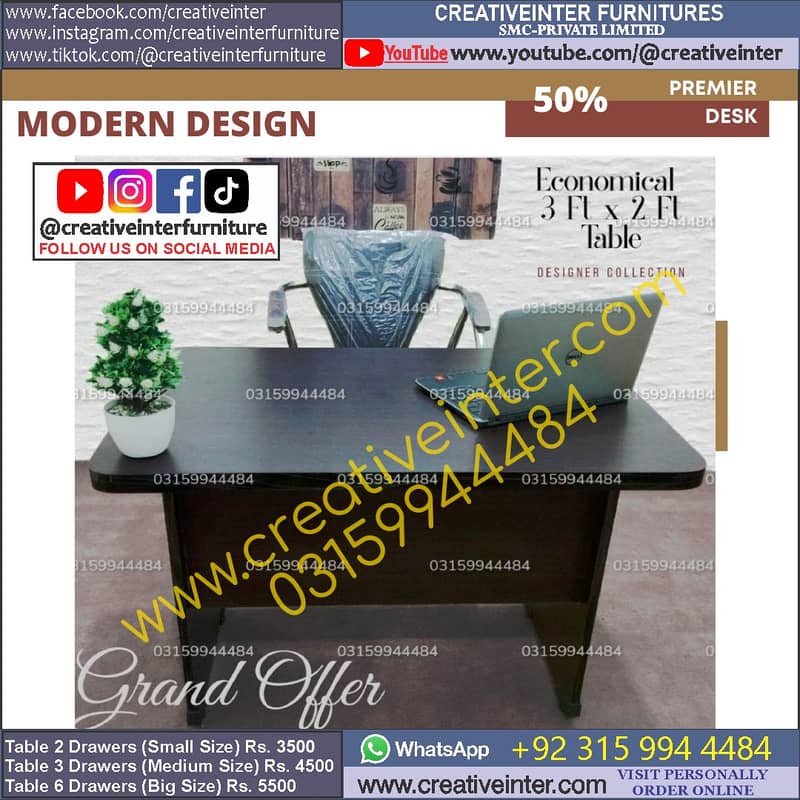 Office computer table desk home study work wholesale sofa chair set 14
