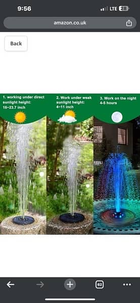 Solar Floating Fountain 1