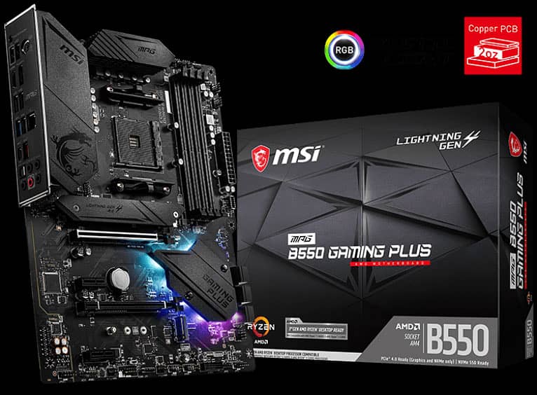 AMD Ryzen 5 5600X3D MSI B550 Gaming Plus 32gb Corsair Vegeance RGB 1