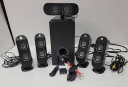 Logitech X-530 5.1 Speaker System (Sound System) With Original Box 0