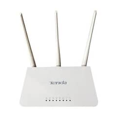 tendabranded wifi router 3 antena used branded with adapter