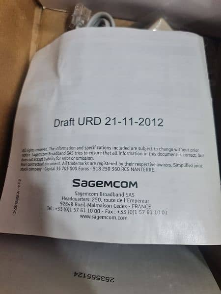 PTCL ADSL Router Sagemcom (Jadu Box) 4