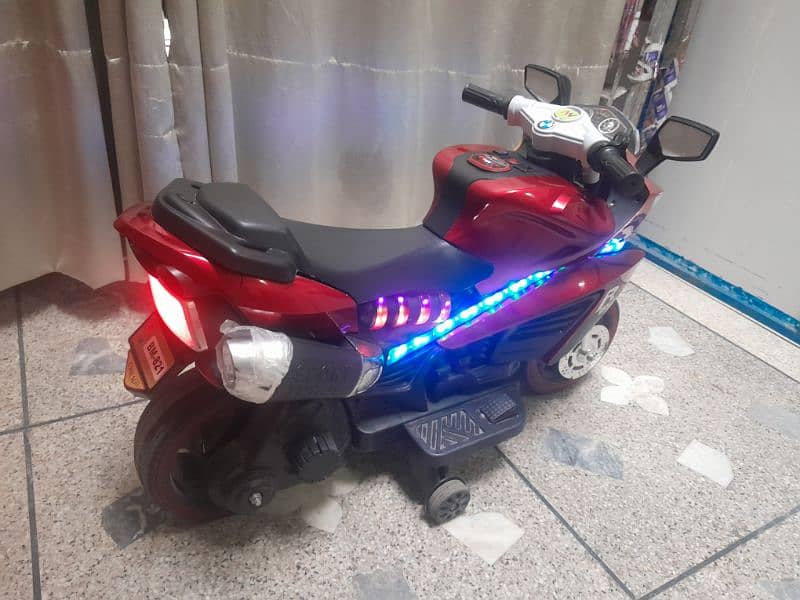 kids hawa bike with lighting,music and also used USB i have two bikes 4