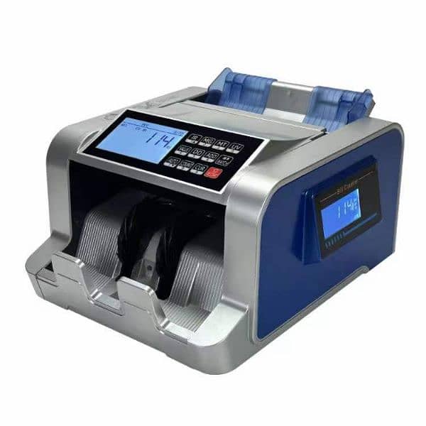 Cash counting machine, mix note packet counter fake detection Pakistan 9