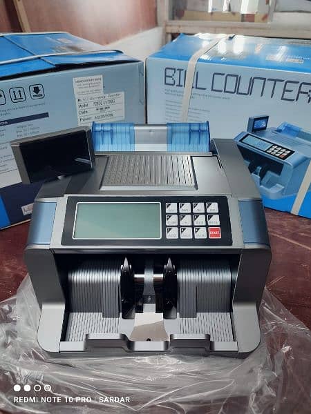 Cash counting machine, mix note packet counter fake detection Pakistan 15