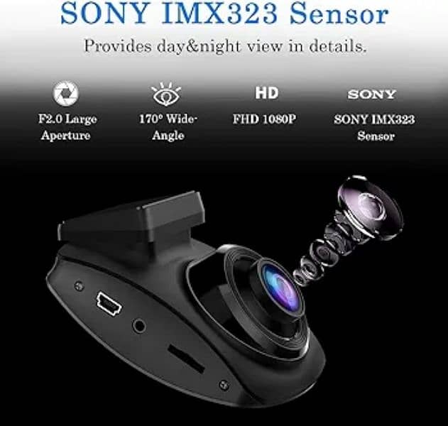 CHORTAU wifi Dash Cam Sony Sensor Full HD 1080P car camera dashboard 2