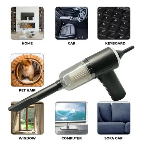 Vacuum Cleaner Duster Blower Wireless Hand-held Cleaning For Car Home 1