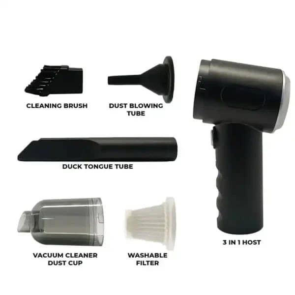 Vacuum Cleaner Duster Blower Wireless Hand-held Cleaning For Car Home 2