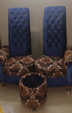 2 Seater Sofa Set With Center Table 0