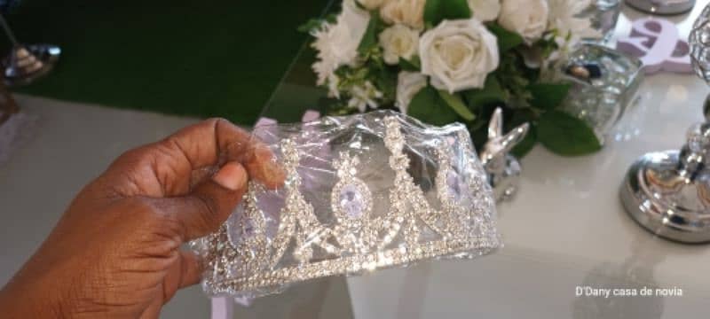 Bridal crowns tiara A125 Designer wedding Hair jewelry 4