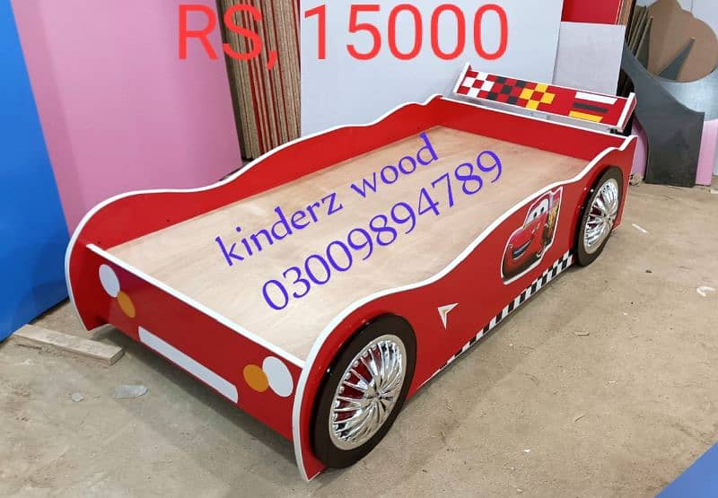 kids car shape beds with lights,6 by 3 feet 6