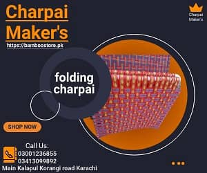 folding charpai/unfolding charpai/sleeping bed/iron charpai in karachi 5
