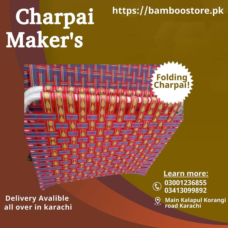 folding charpai/unfolding charpai/sleeping bed/iron charpai in karachi 13