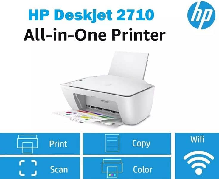 HP Deskjet Color 2710 All-in-one Wireless Printer & All Model Printers 1