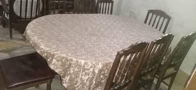 Wooden Dining Table (6 and 8 Seater)