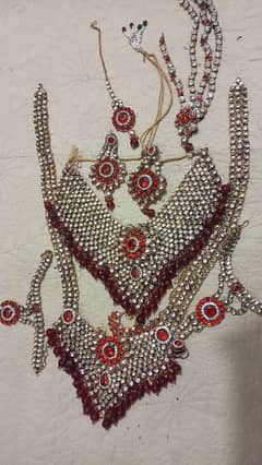 Real Kundan set condition and pattern showed in pix