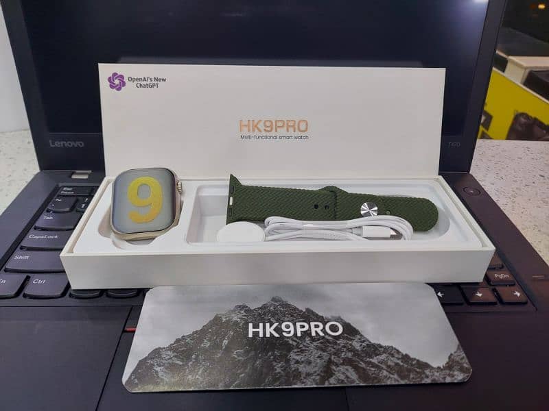 Hk9 Pro 2nd Gen Original AMOLED Display| 90Hz refresh rate Apple watch 2