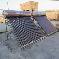 Hybrid Solar geyser / solar water heater IOT based solar + electric