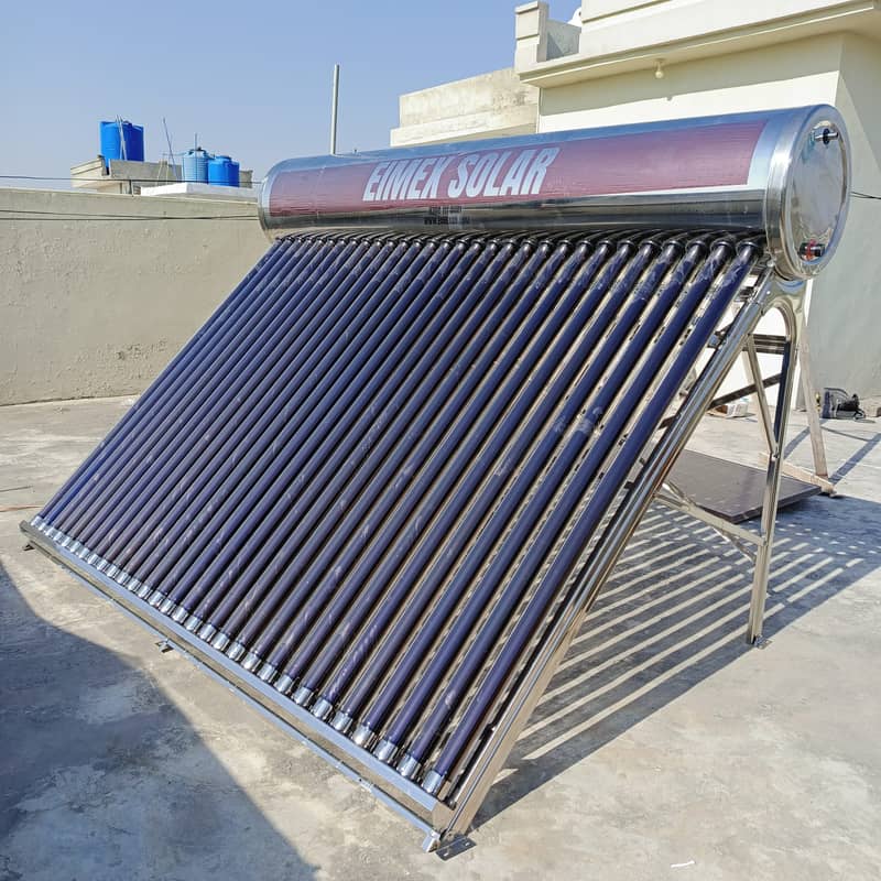 Hybrid Solar geyser / solar water heater IOT based solar + electric 1