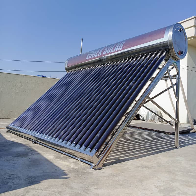 Hybrid Solar geyser / solar water heater IOT based solar + electric 3