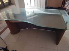 Executive Table glass top 0
