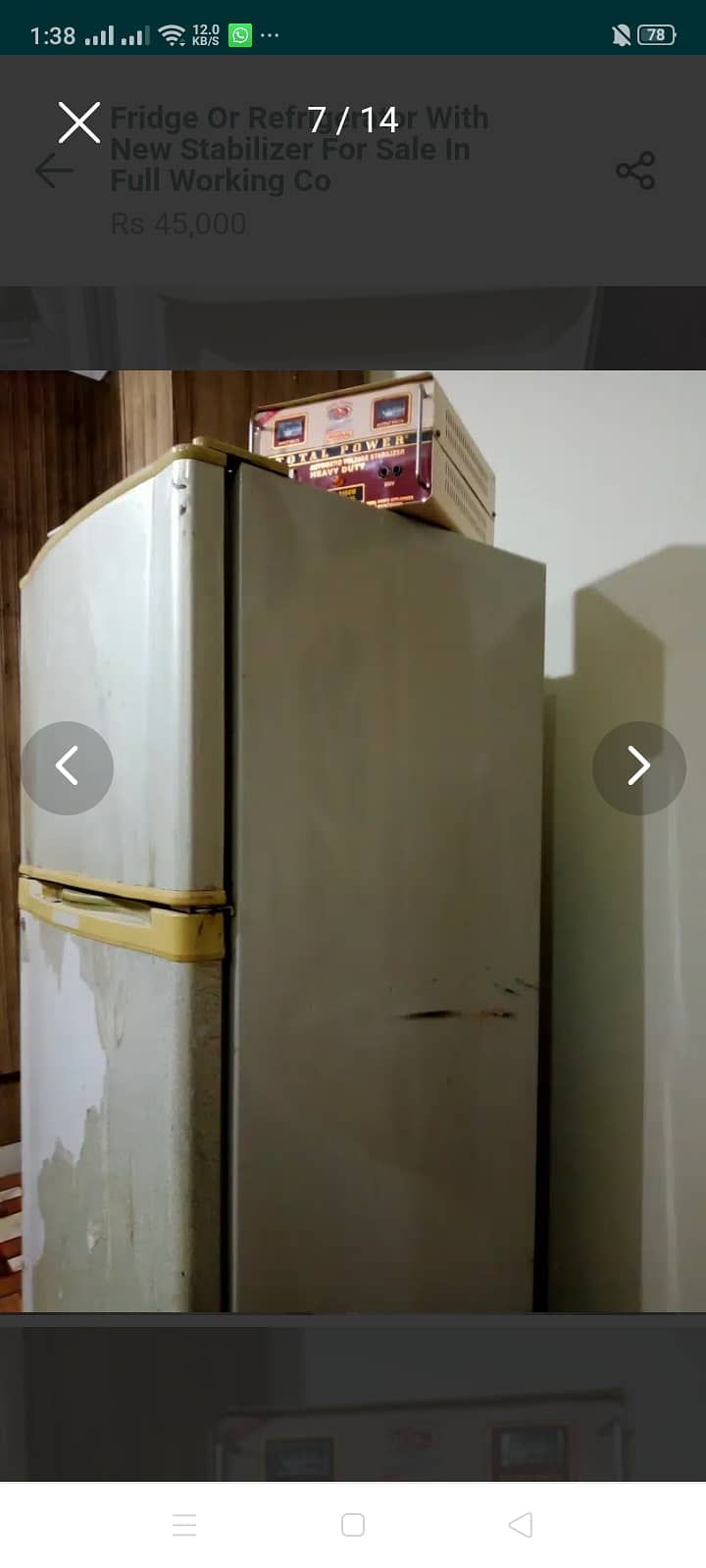 Dawlance refrigerator /fridge for in very good condition. 6