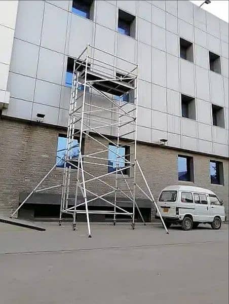 Aluminium Pak  Scaffolding Double Width Mobile Tower Fall Ceiling 4