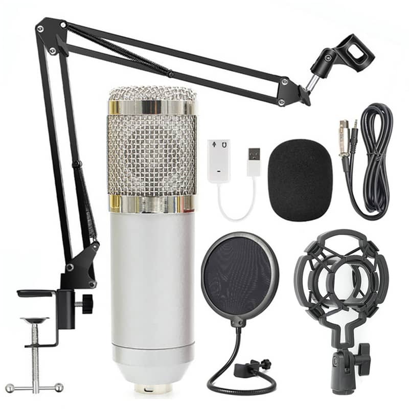 V8 Sound + Bm800 Mic complete Kit Condenser Microphone - Home Studio 6