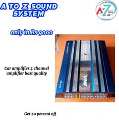 Car Amplifier 4 channel amplifier bast quality price 9000