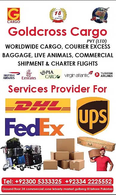 Worldwide Excees Baggage & International Cargo services Goods transpot 10