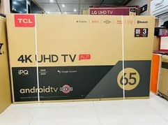 65 inch tcl led tv 8k UHD model box pack 3 year warranty 03225848699
