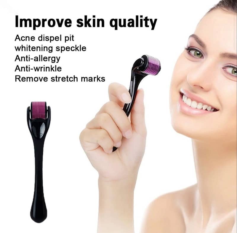 Skin Therapy 0.5 Derma Roller With 540 Micro Needle Face 3
